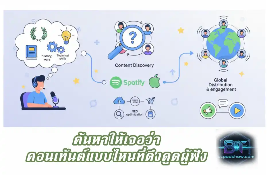 ขั้นตอนการนำ Podcast ขึ้นแพลตฟอร์ม Spotify และ Apple Podcast