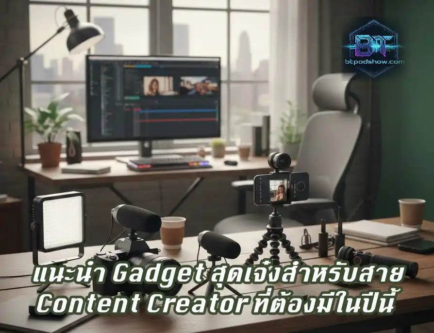 Read more about the article แนะนำ Gadget สุดเจ๋งสำหรับสาย Content Creator ที่ต้องมีในปีนี้