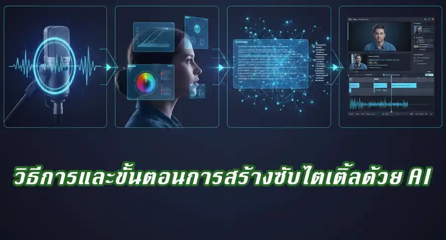 เทคโนโลยี AI ช่วยทำซับไตเติ้ลแบบอัตโนมันติให้