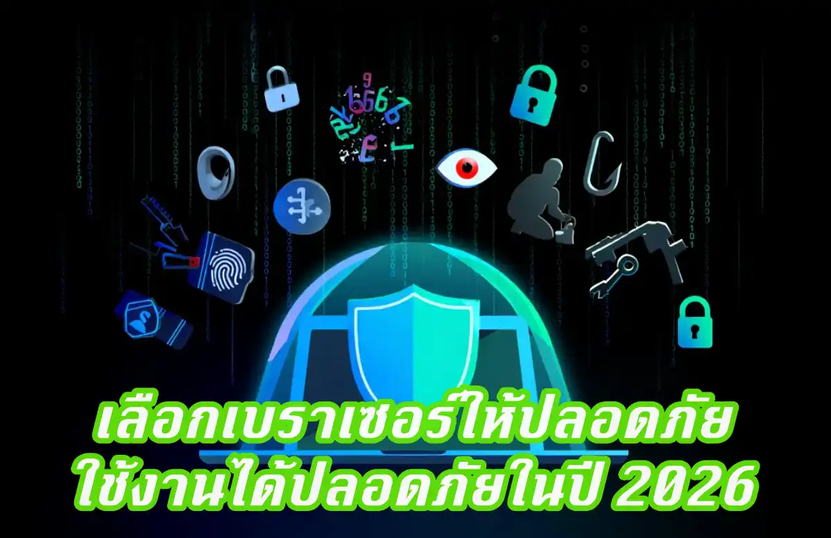 Read more about the article เลือกเบราเซอร์ให้ปลอดภัย ใช้งานได้ปลอดภัยในปี 2026