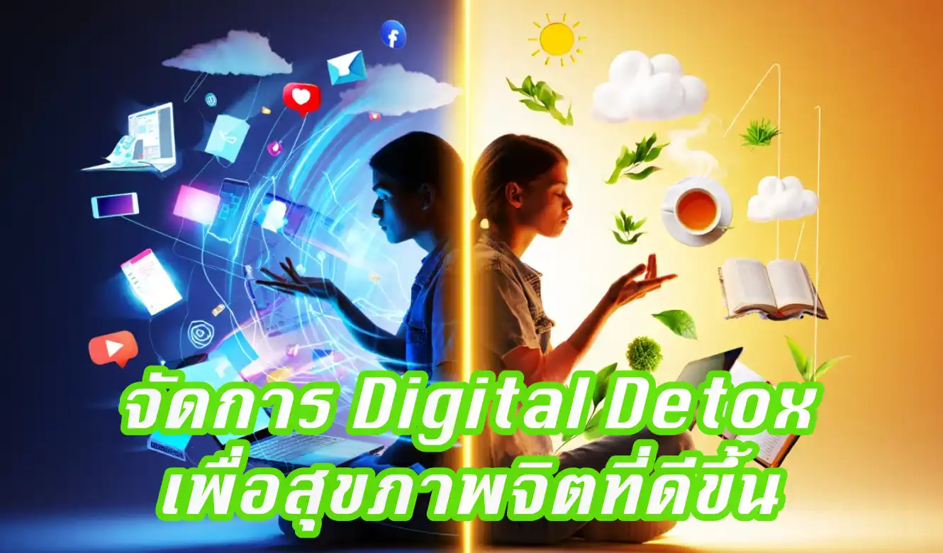 Read more about the article จัดการ Digital Detox บ้าง เพื่อสุขภาพจิตที่ดีขึ้น